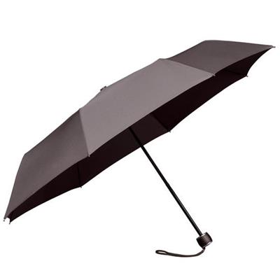 Parapluie pliant - ouverture manuelle - taupe