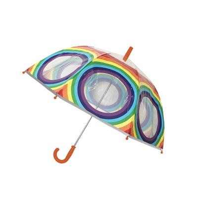Parapluie enfant - Cloche avec imprimé arc en ciel