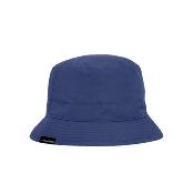 Chapeau imperméable pliable et réversible avec sac de rangement - Avec protection solaire UVP50+ - Matière recyclée - Bleu foncé Vichy - Taille Unique