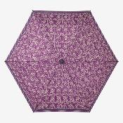 Mini parapluie pliant pour femmes - Protection UVP 50+ - Ultra-léger et compact - Imprimé Paipai - Rose fuchsia