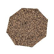 Mini parapluie pliant pour femme - Système d'ouverture automatique - Imprimé léopard
