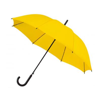Parapluie+long+-+Systeme+d%27ouverture+automatique+-+Resistant+au+vent+-+Jaune