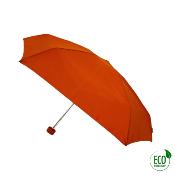 Mini parapluie pliant et écologique pour femme - Ultra-léger et compact - Résistant au vent - Cognac