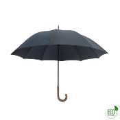 Parapluie écologique automatique - Fait de plastique recyclé - Large protection de 118CM de diamètre - Bleu