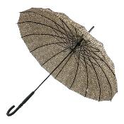 Parapluie long pour femme - Parapluie pagode - Imprimé léopard