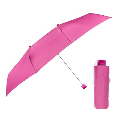 Parapluie pliant pour deux personnes - Vogue - Résistant au vent - Anti UV - Rose